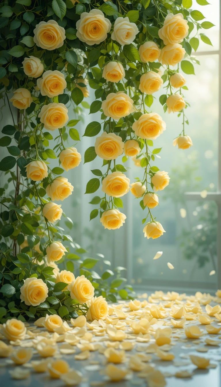Climbing Rose Seeds - 100 Cream Mix Flowers -20