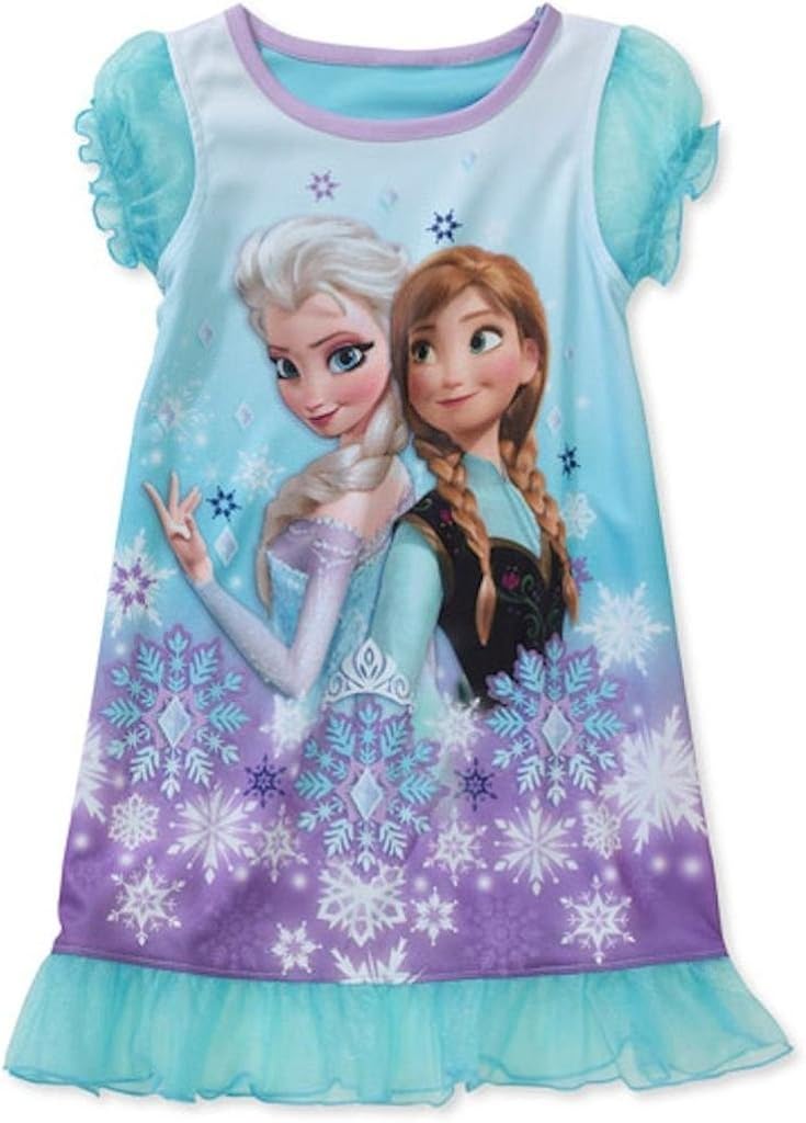 Disney Frozen Girls' Nightgown with Anna and Elsa picture Amazon.ca