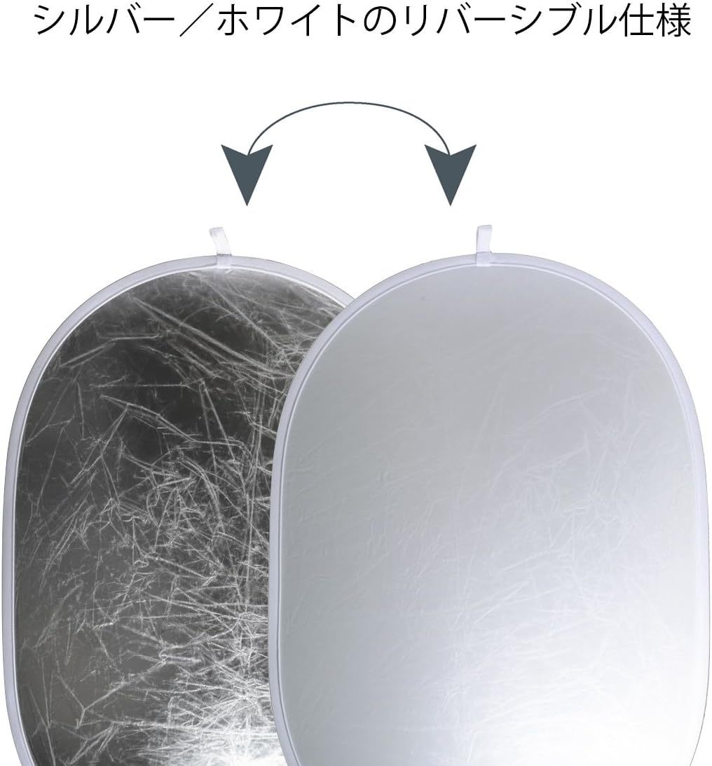 Kenko KRR-PRO100 R-Reflector Pro 100, Silver/White, 39.4 x 59.1 inches (100 x 150 cm), Foldable, Storage Case Included