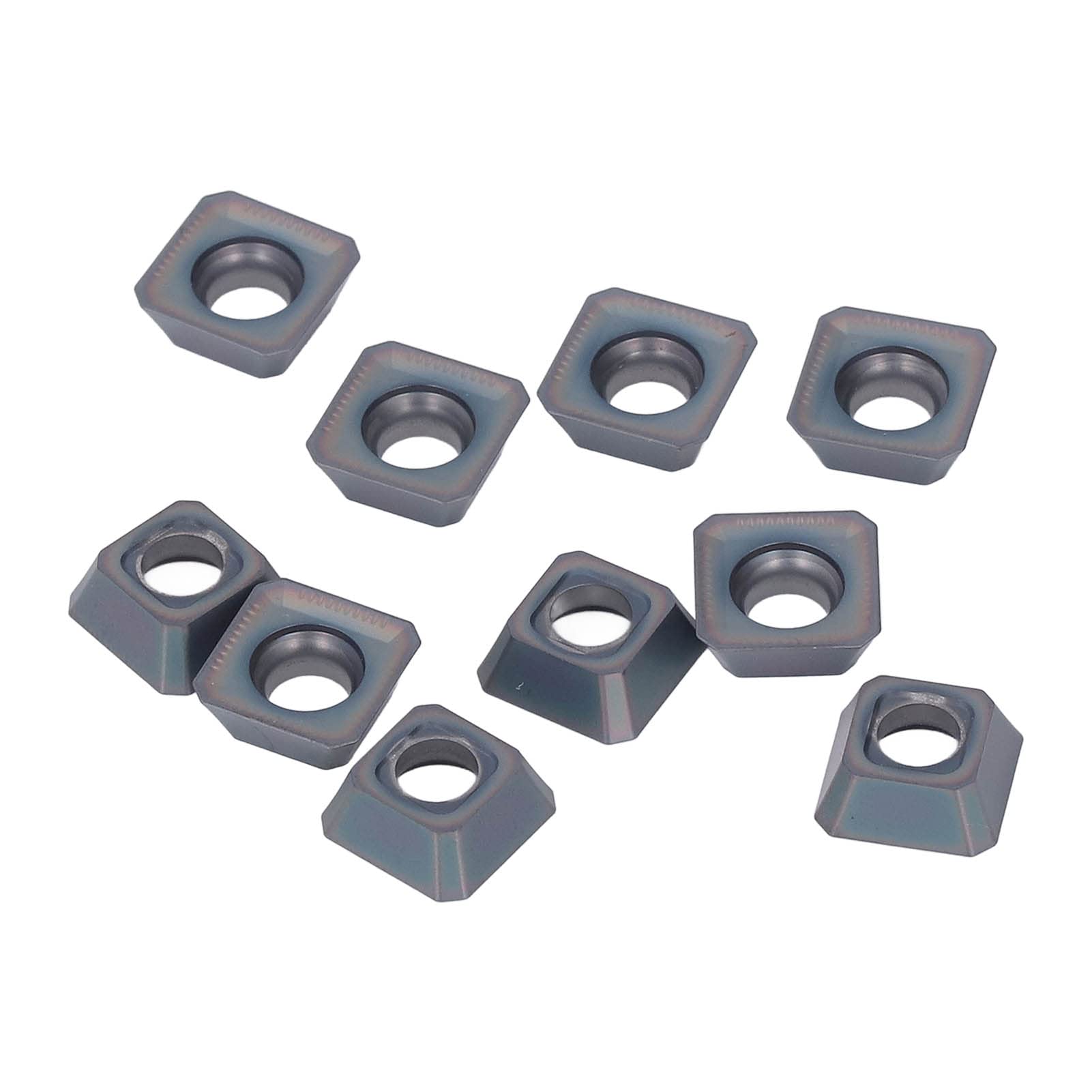 10 Uds SEKT1204AFTN-XM Fresado CNC, Cortadores de Herramientas de Carburo para Mecanizado de Metales, Brocas de Herramientas de Mecanizado de Precisión