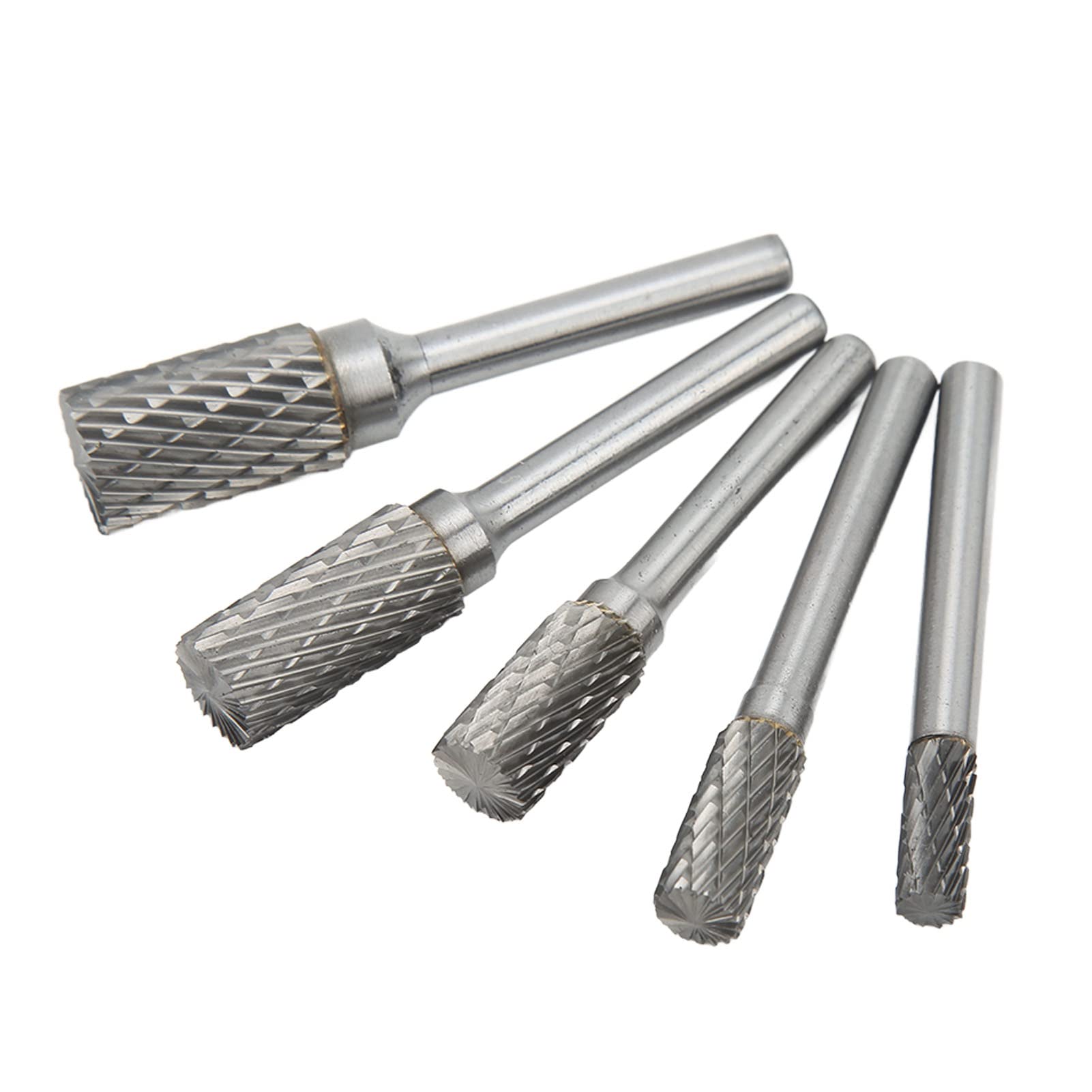 Yctze Frese in Metallo Duro a Doppio Taglio Set di Lime Rotanti Frese da Taglio Shan da 6 Mm Utensile per Lima Rotante Utensile per Sbavatura Rotante per Rettifica Lime Rotanti