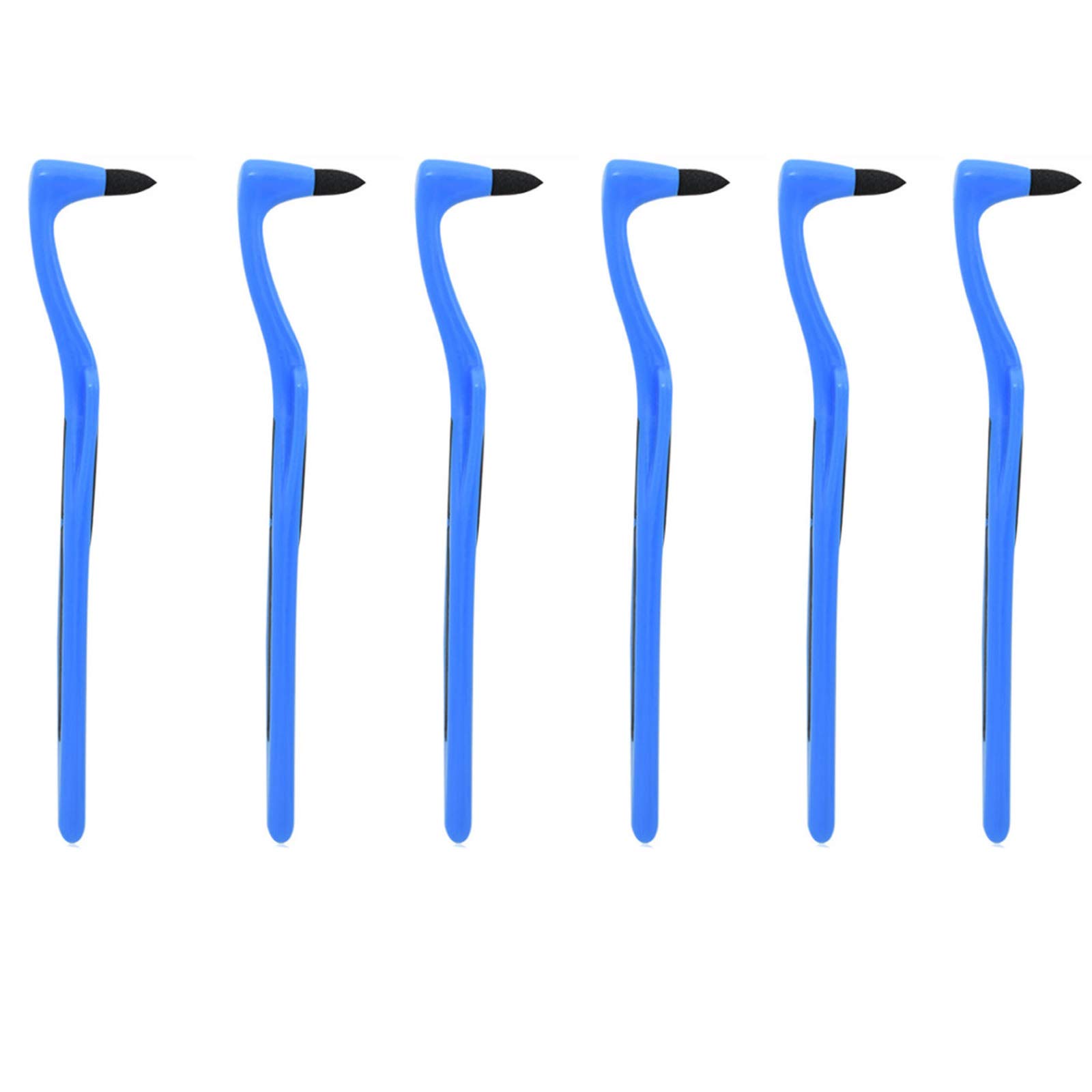 Lot de 6 outils de nettoyage professionnel pour les dents, le polissage des dents, le blanchiment des dents, la gomme bleue