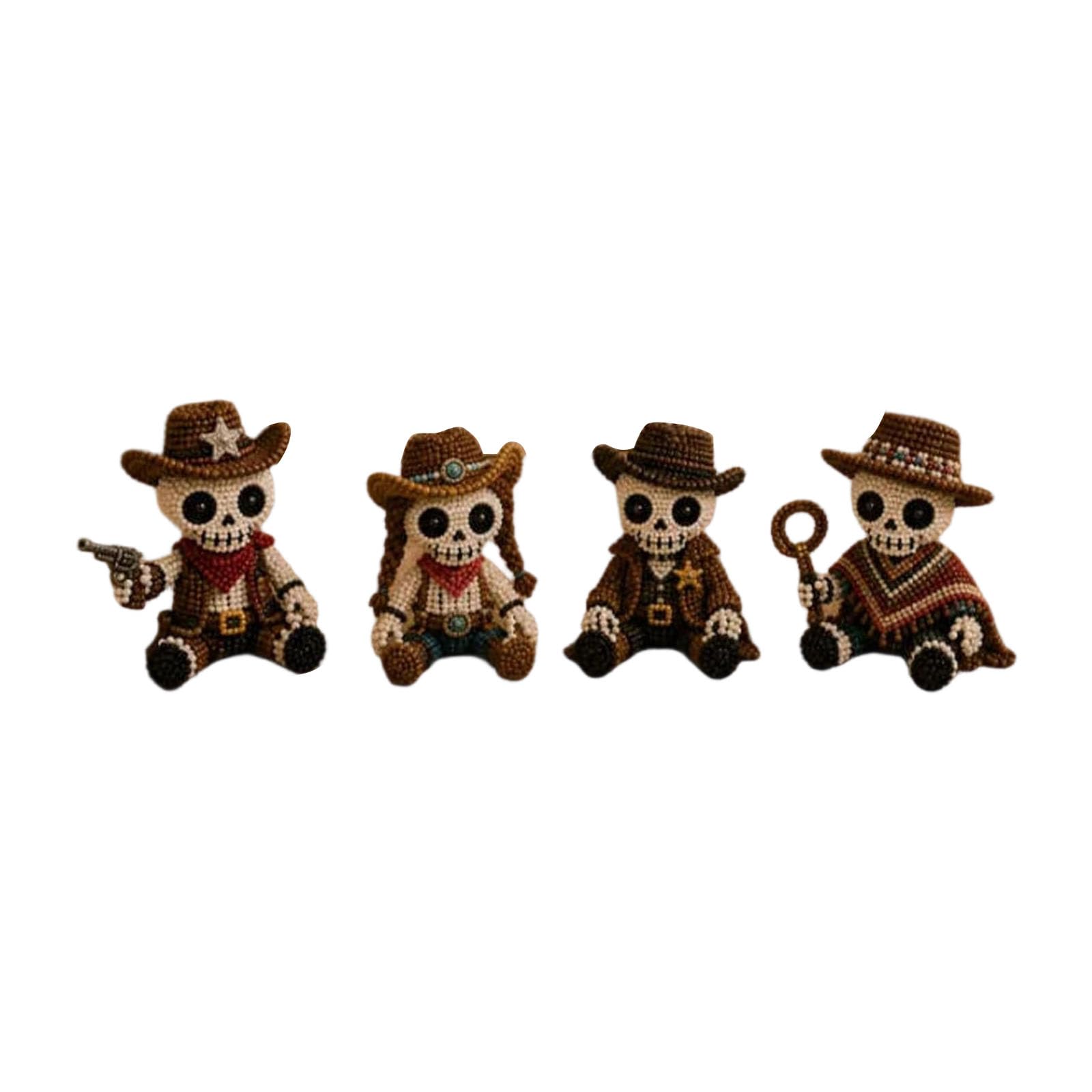 FGDTREE Learning Skeleton Bead Construction Set for Art Enthusiasts to Improve Imagination and Concentration Creative Beadwork Skull Set