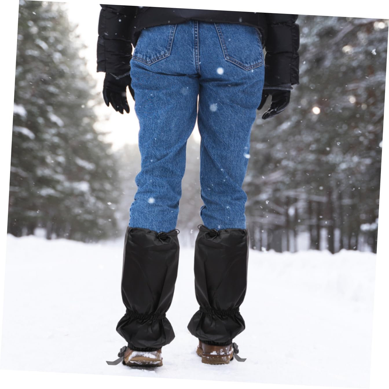 BESPORTBLE 6pièces Guêtres De Randonnée Imperméables Ant Neige pour Activités Extérieures Ajustables Et Respirantes Idéales pour Alpinisme Et Camping
