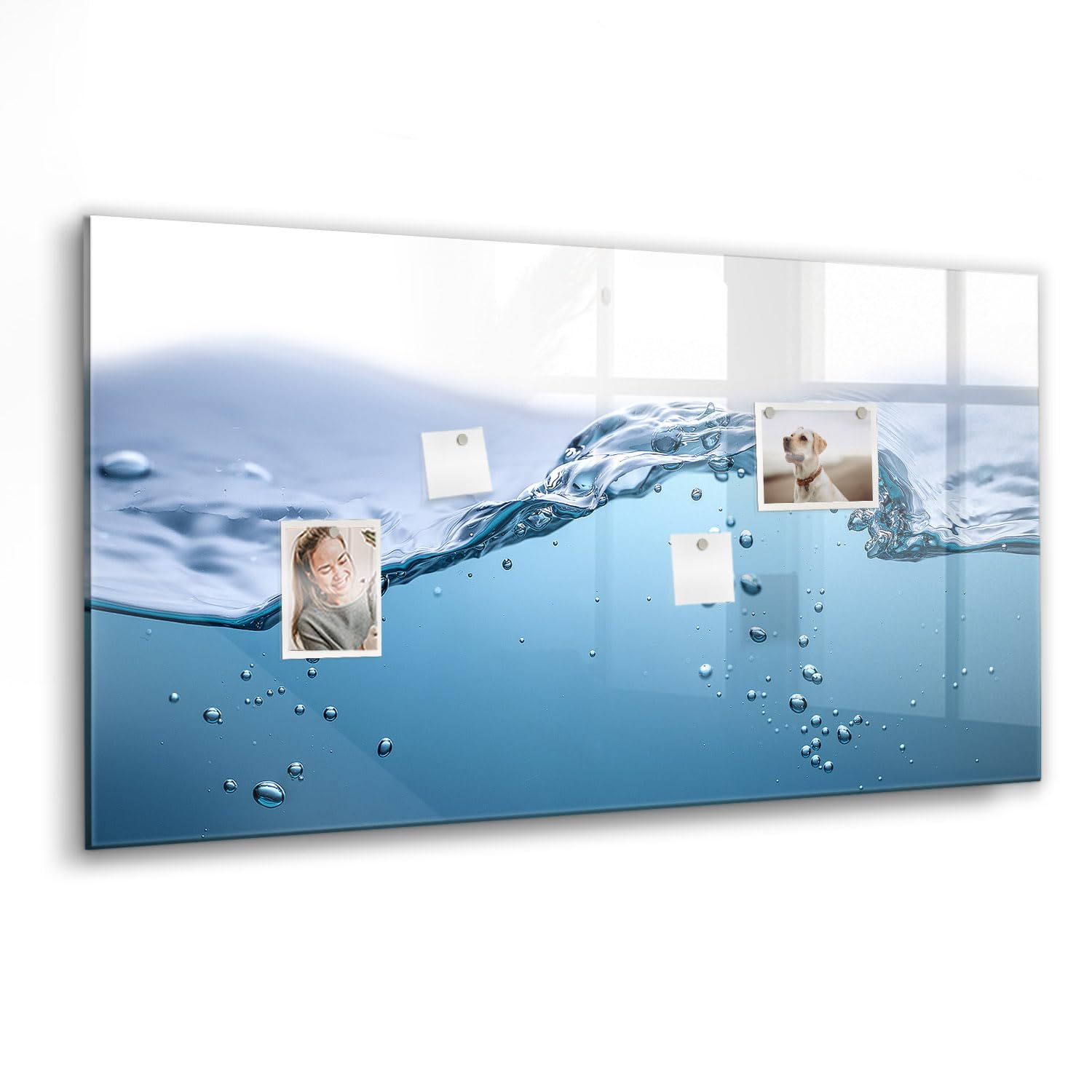 Tableau mural feutre effaçable et éponge pour organiser vos notes et photos - 8