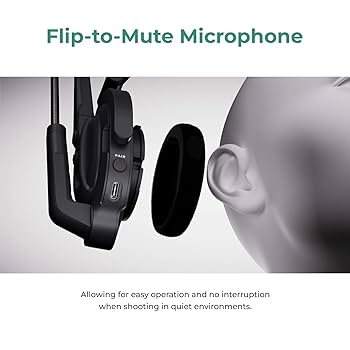 Amazon.com: Accsoon Como MIC02-1H4R Wireless Headset