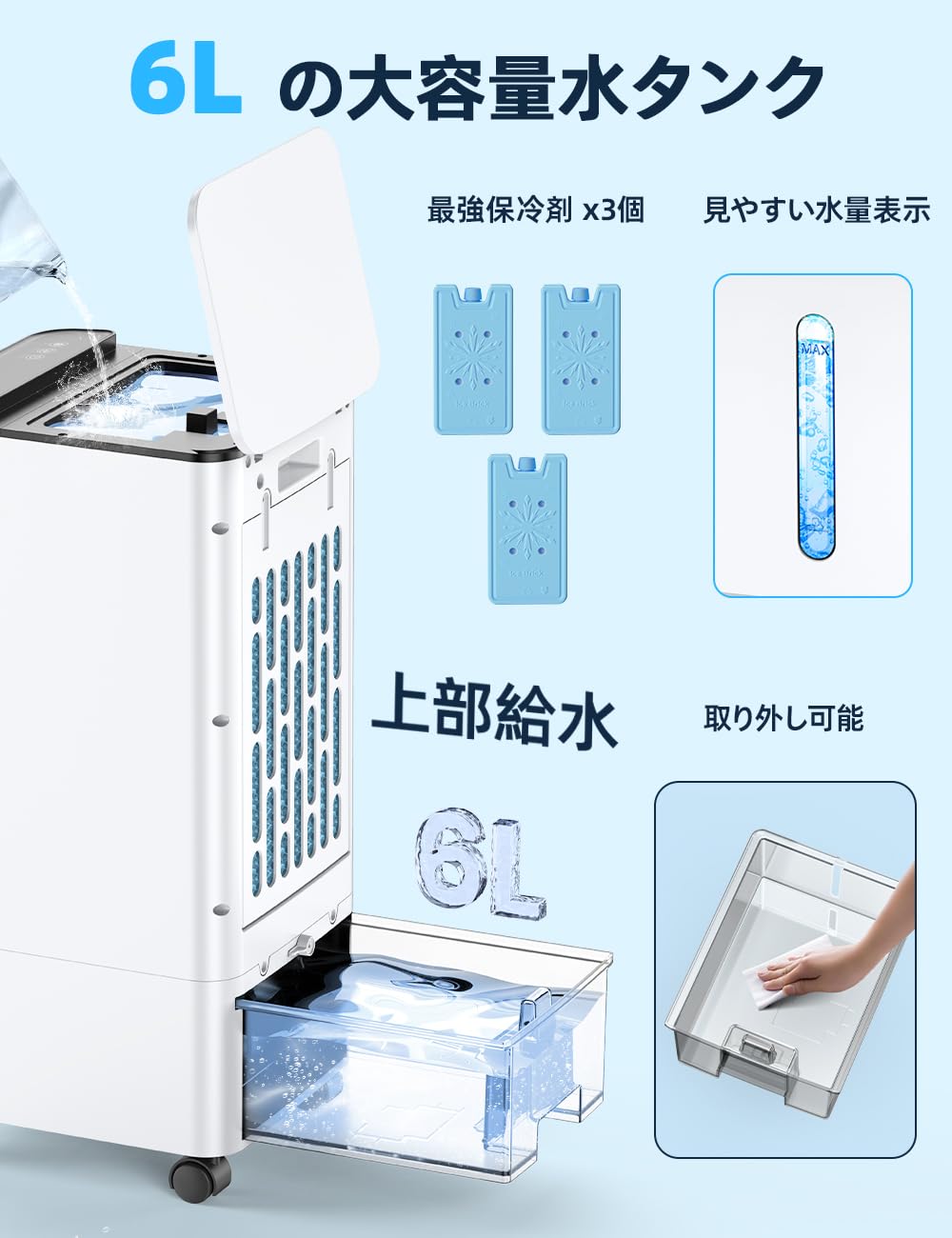 Amazon | 【2025瞬間冷却テクノロジー】冷風機 強力 人気 冷風扇