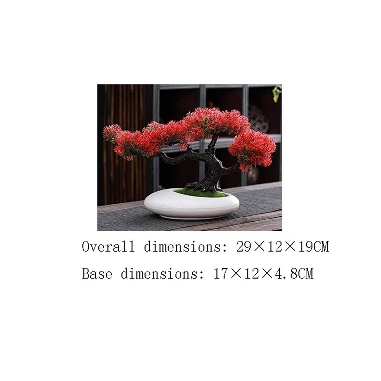 Decorazioni in vaso Piante artificiali bonsai cinesi for tavolo da tè al coperto