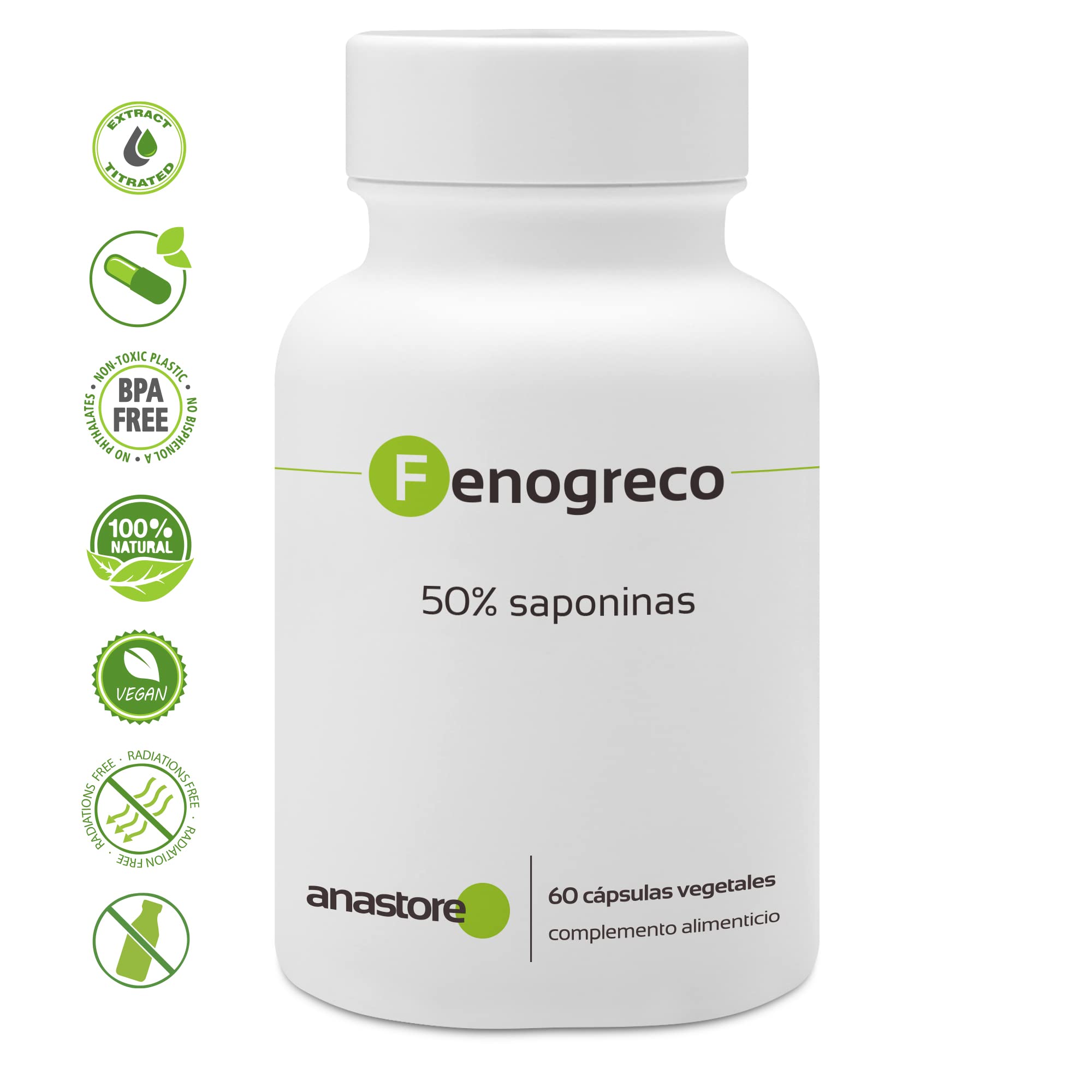 FIENO GRECO * 500 mg / 60 capsule * Titolato al 50% in saponine * Antinfiammatorio, Carenze, Peso, Rendimento Sportivo