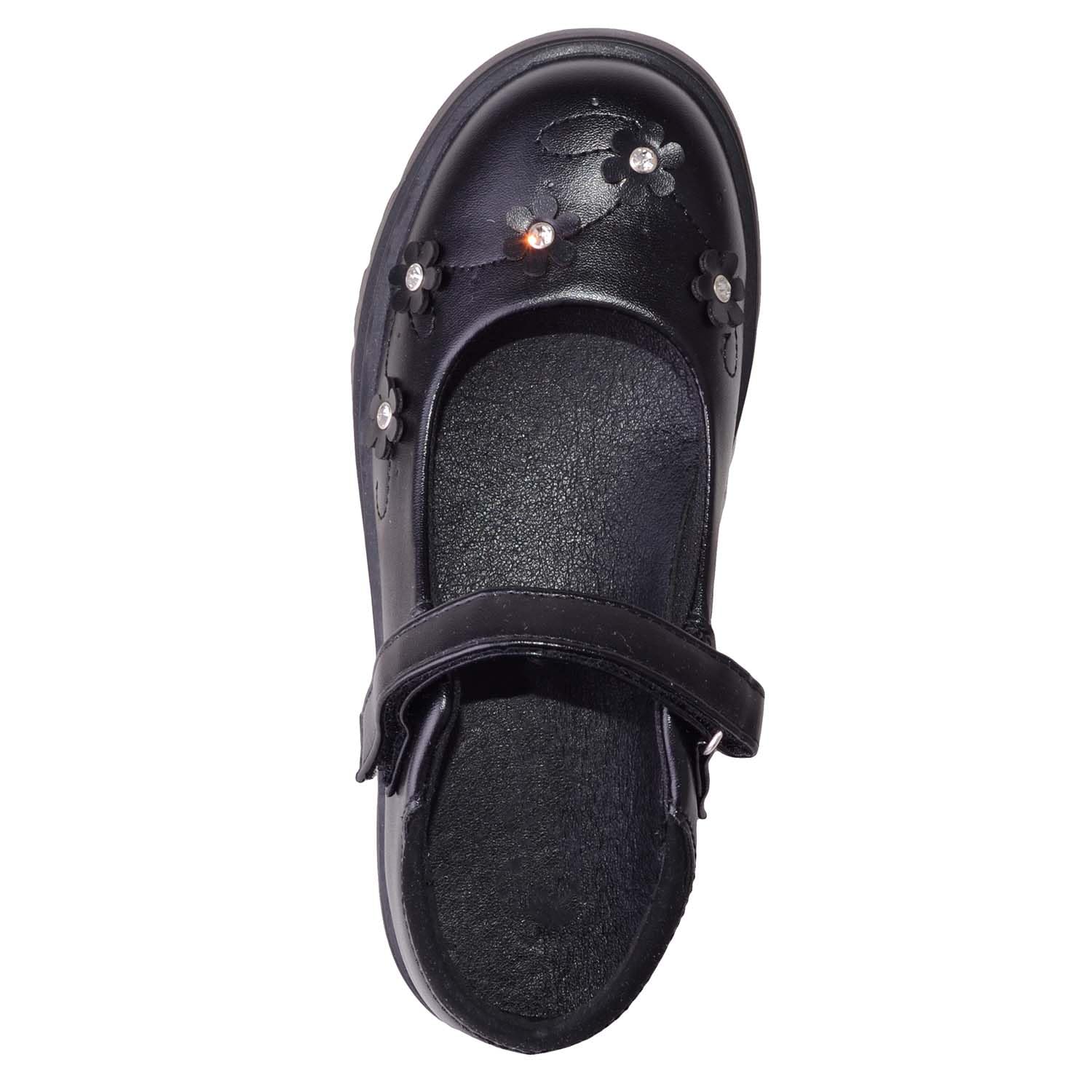 ABSOLUTE FOOTWEAR Chaussures Mary Jane en similicuir pour enfants et filles Motif floral