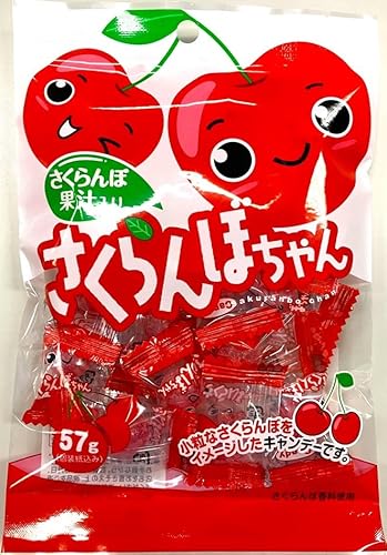 川口製菓 飴 さくらんぼちゃん 57g×10袋のサムネイル