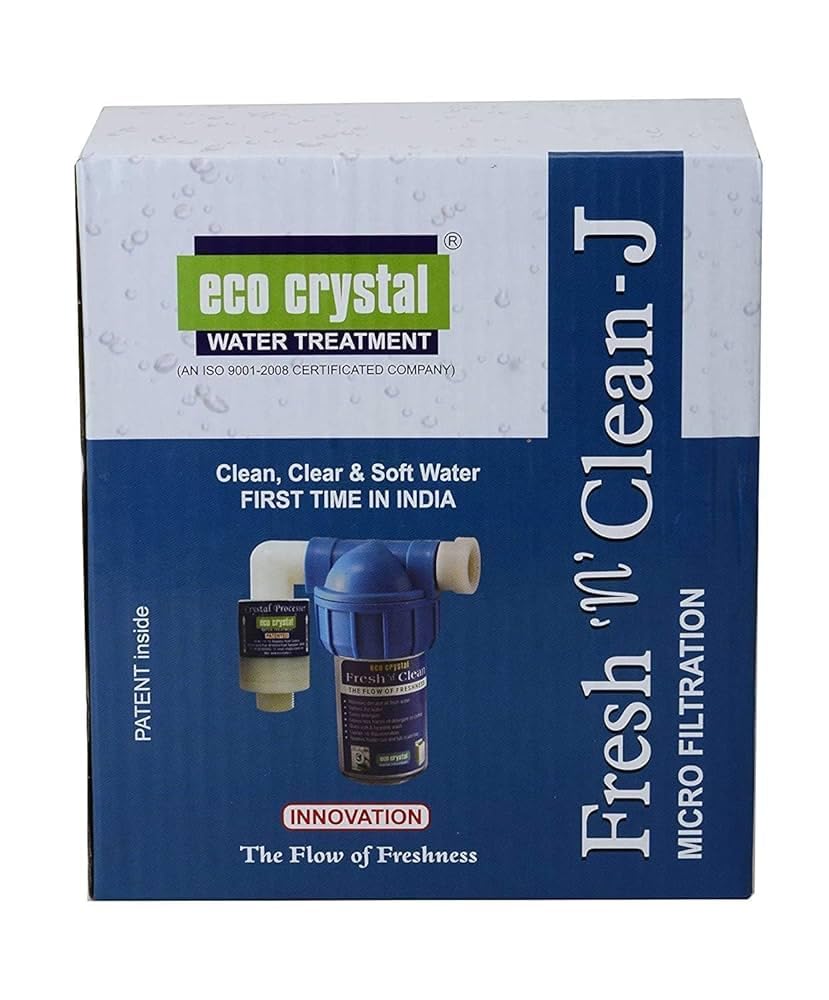 Eco crystal Nylon and abs fresh n clean j water softener best for IFB WASHING MACHINE & all branded automatic washing Machine dishwasher geyser etc by jatindra machinery house (Free- 2pic spun 5inch)