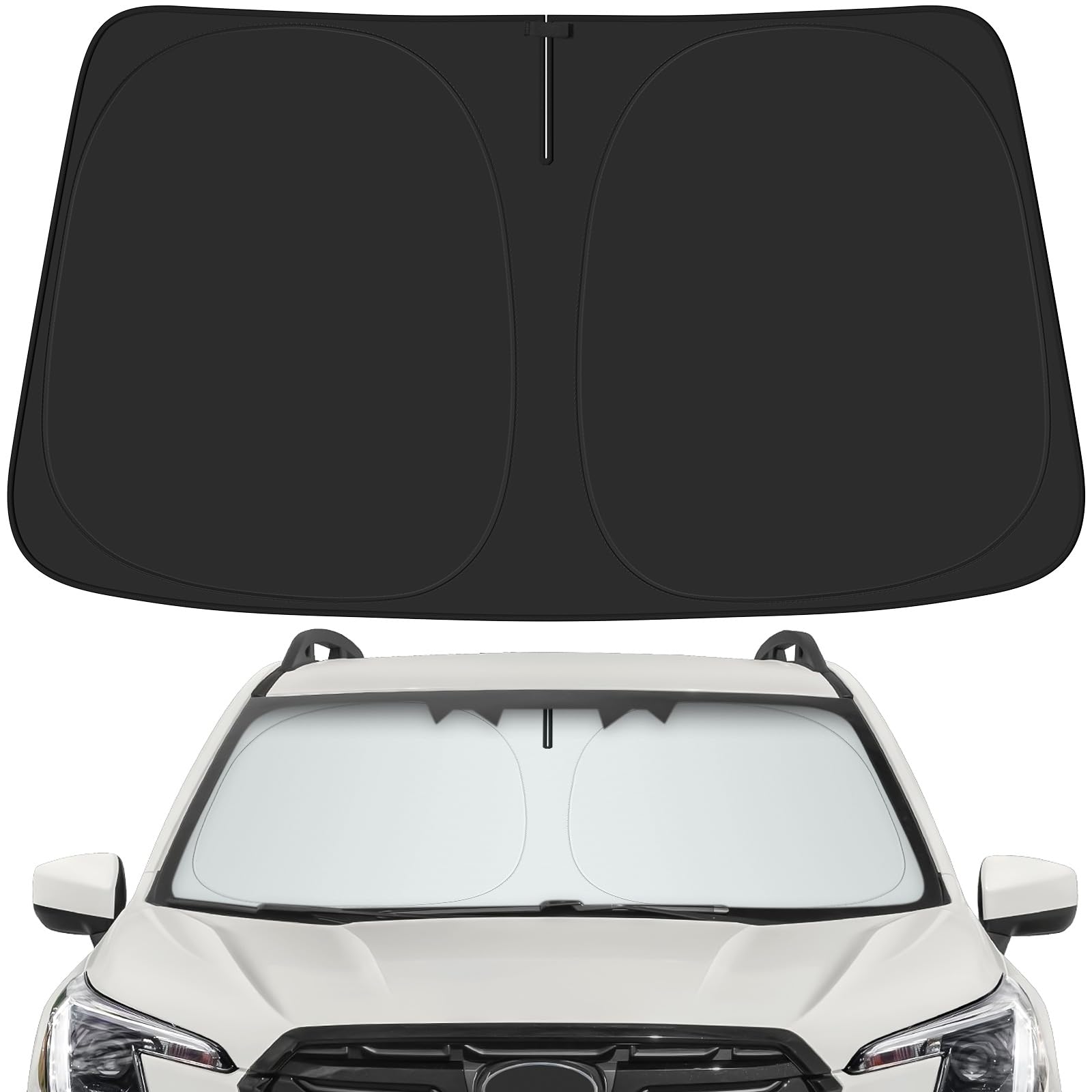 Photo 1 of PeakPurit Car Windshield Sun Shade for Subaru 2019-2025 2026 Forester Accessories (OEM Design) Reflective Foldable Heat Insulation Sunshade for Ultimate Protection