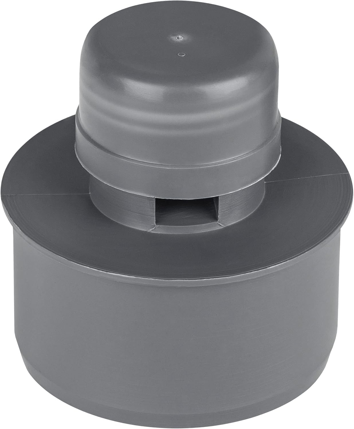 Air Admittance Valve, Soil Vent Waste Pipe, Anti-Syphon, Internal External, Grey, Deformation-Resistant (75mm)