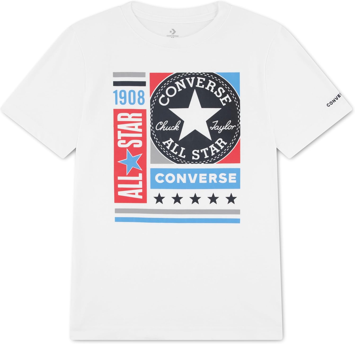 Converse Boys' Multi Logo Graphic T-Shirt - Image 4