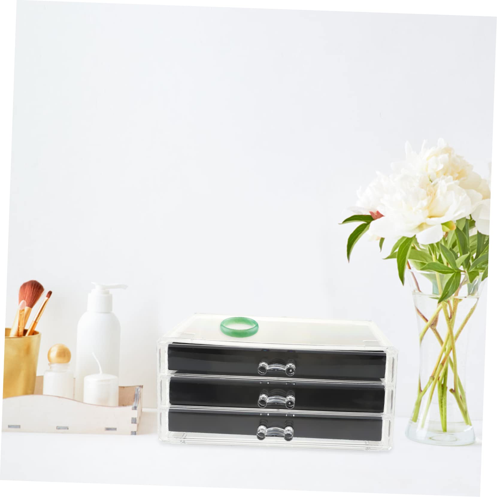 Abaodam Scatola Portaoggetti Per Orecchini Contenitore Per Gioielli Organizer Da Viaggio A 3 Strati Custodia Per Orecchini Custodia Per Collane Organizer Per Trucco