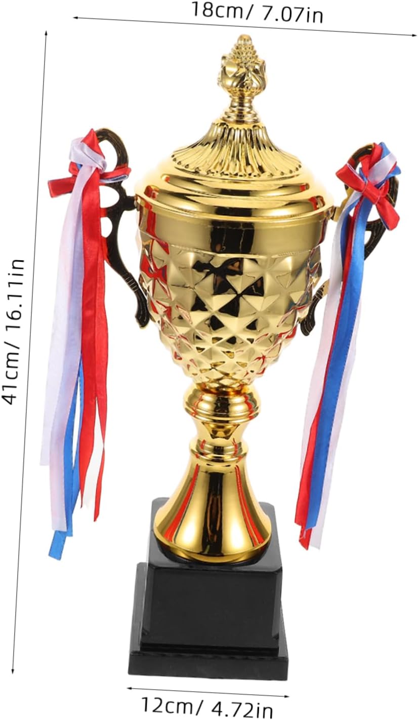Gold Trophy Award : Large Trophy Cup Metal Winners Trophies Prize for Sports Competitions Tournaments and Parties Award Ceremonies Achievements