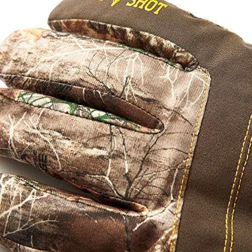 HOT SHOT Mens Camo Defender Glove  Outdoor Hunting Insulated Camouflage Waterproof Gear X-Large Veil Camo - Cervidae