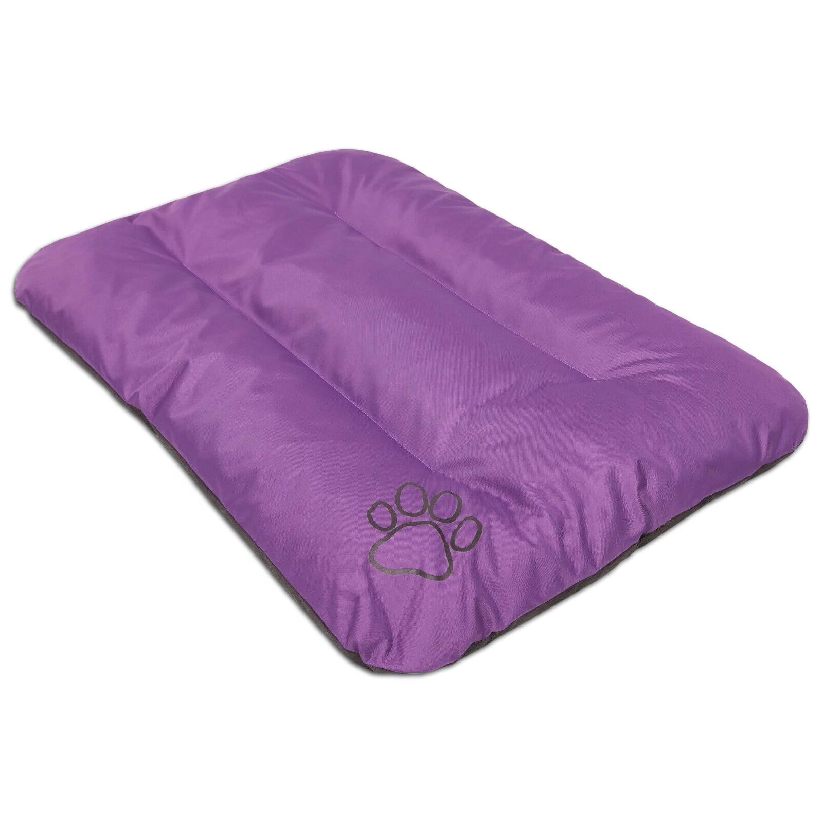 ECO Hundematratze, Hundebett für Kleine, Mittlere, Große Hunde - wetterfestes Hundekissen, kuscheliges Schaum Tierbett, Outdoor & Robustes Hundematte - 115x80x12 cm Lila