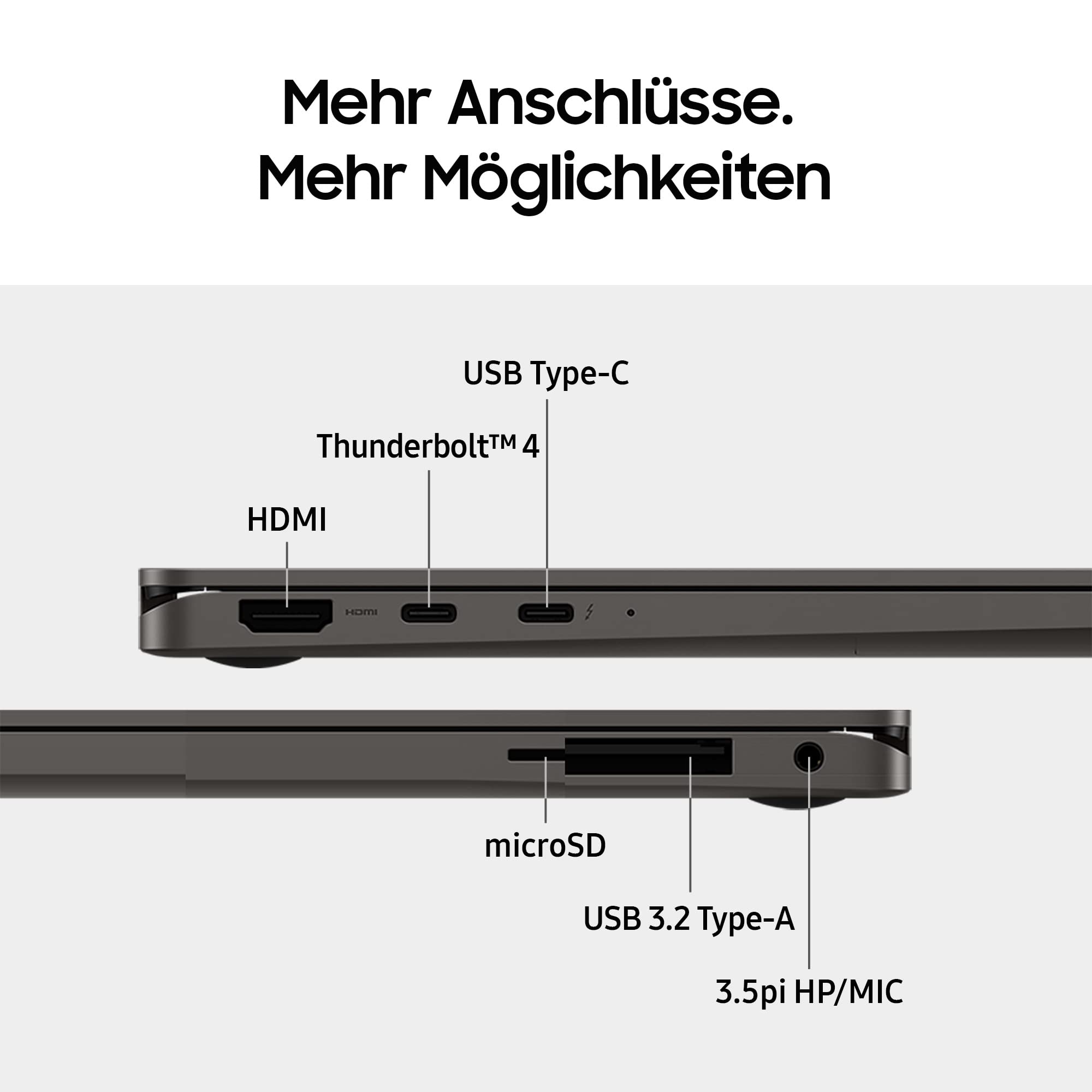 Samsung Galaxy Book3 360 Ordinateur Portable 13" Full HD 60 Hz Écran Tactile AMOLED Intel Core i7-1360P 16 Go RAM SSD 512 Go Windows 11 Clavier QWERTZ Graphite