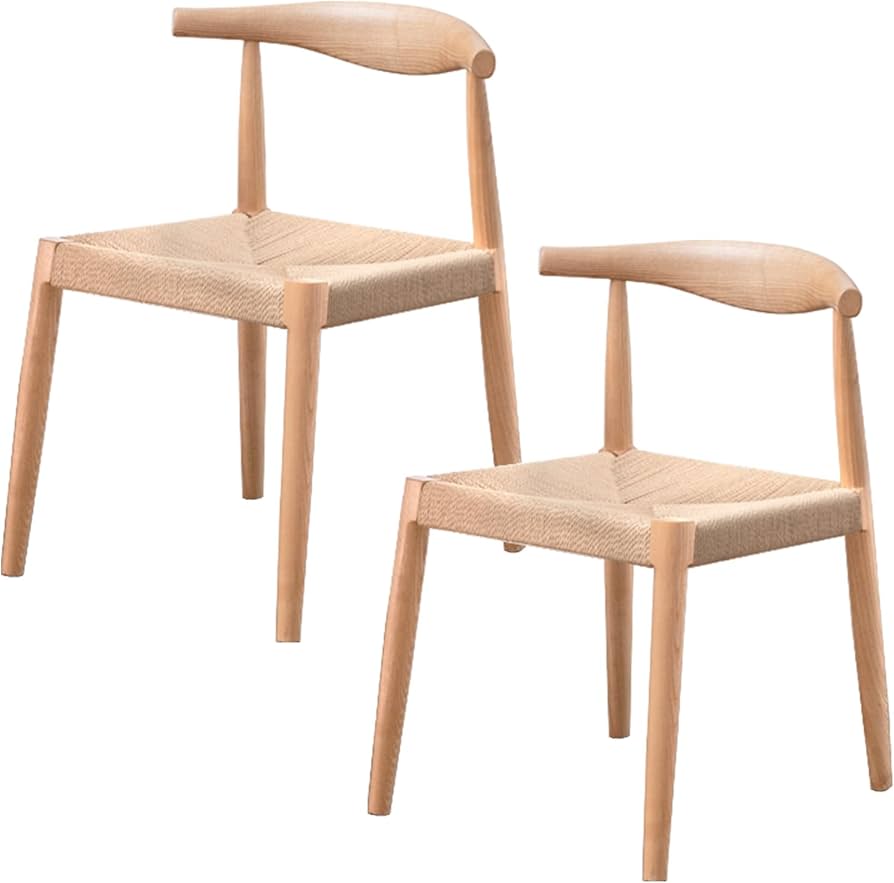 Amazon｜タンスのゲン ダイニングチェアー 2脚セット アッシュ材 耐久