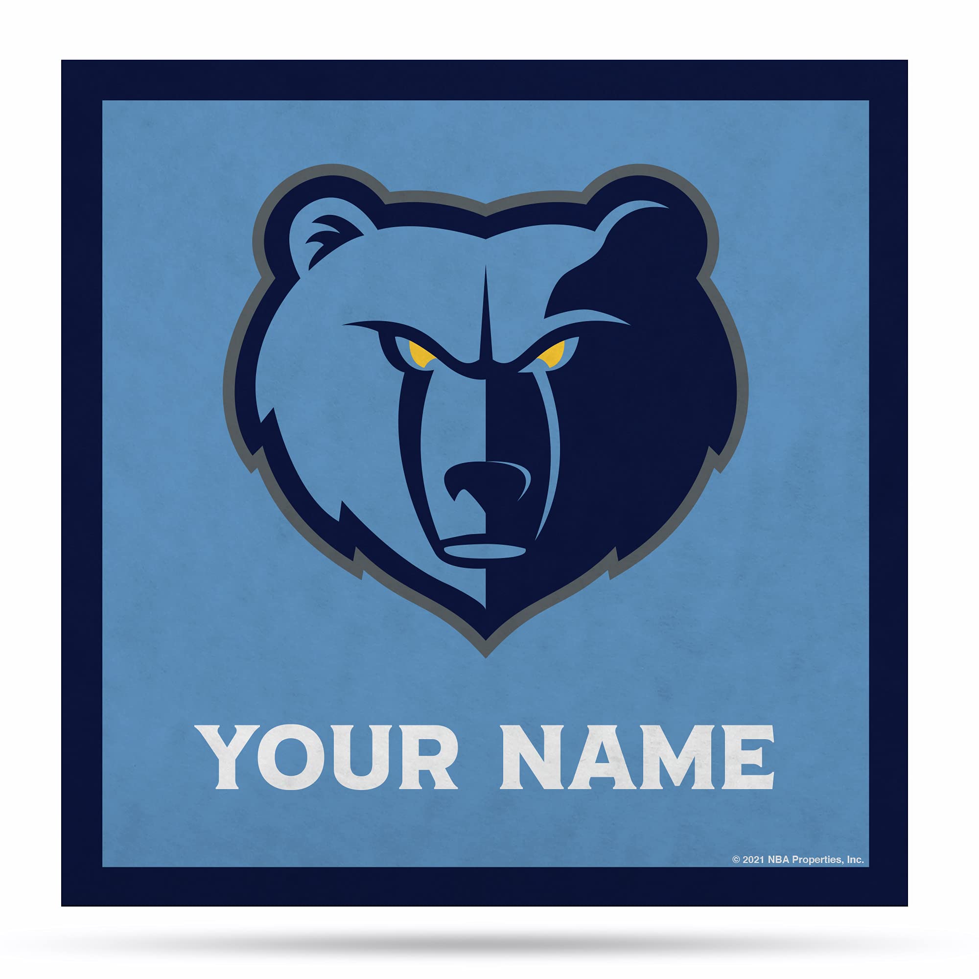 Rico Industries NBA Basketball Memphis Grizzlies Personalized 35
