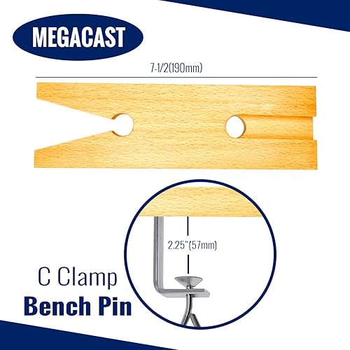 Miniatura 4 de V-Slot C-Clamp Banco Pin Abrazadera Montaje en Mesa Banco de Trabajo Joyeros Herramienta