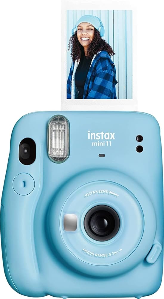 【M】instax mini 11 チェキ スカイブルー Amazon.com : FUJIFILM Cheki Instax Mini 11 Instant Camera