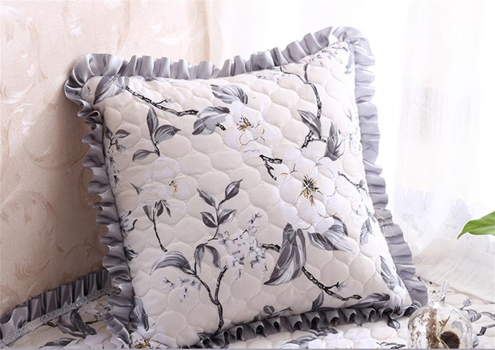 FR® Pillow European style rural Can be washed and washed Contains PP cotton heart Cushion sofa office soft Comfortable Waist pillow , pearl silver , 55x55cm sets + core