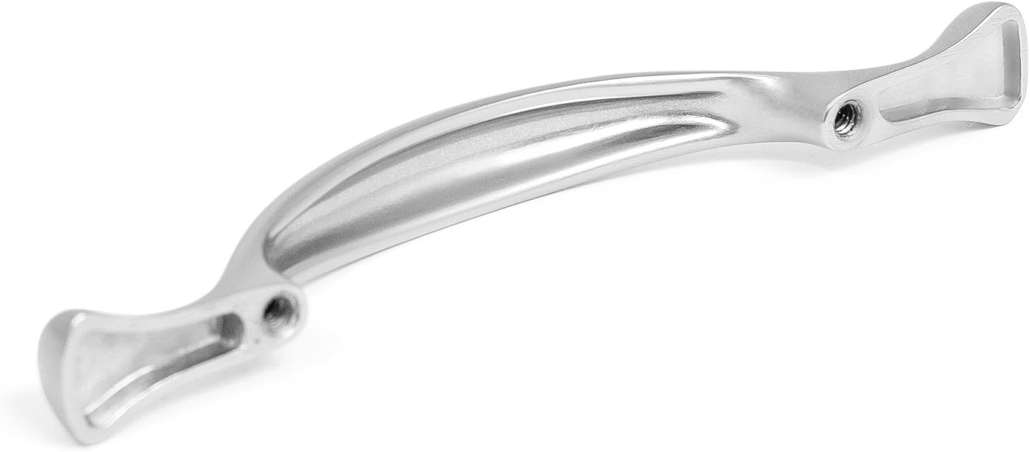 BIRDROCK HOME Classy Modern Handle - Brushed Nickel - 25 Pack - 3 Inch Kitchen Cupboard Furniture Cabinet Hardware Drawer Pull Trad