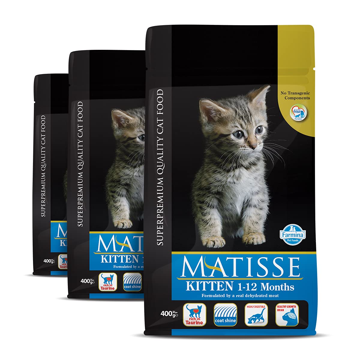 Matisse Kitten Cat Dry Pet Food (Pack of 3, Each 400Gms) (B0983TX5HS) Amazon Price History, Amazon Price Tracker