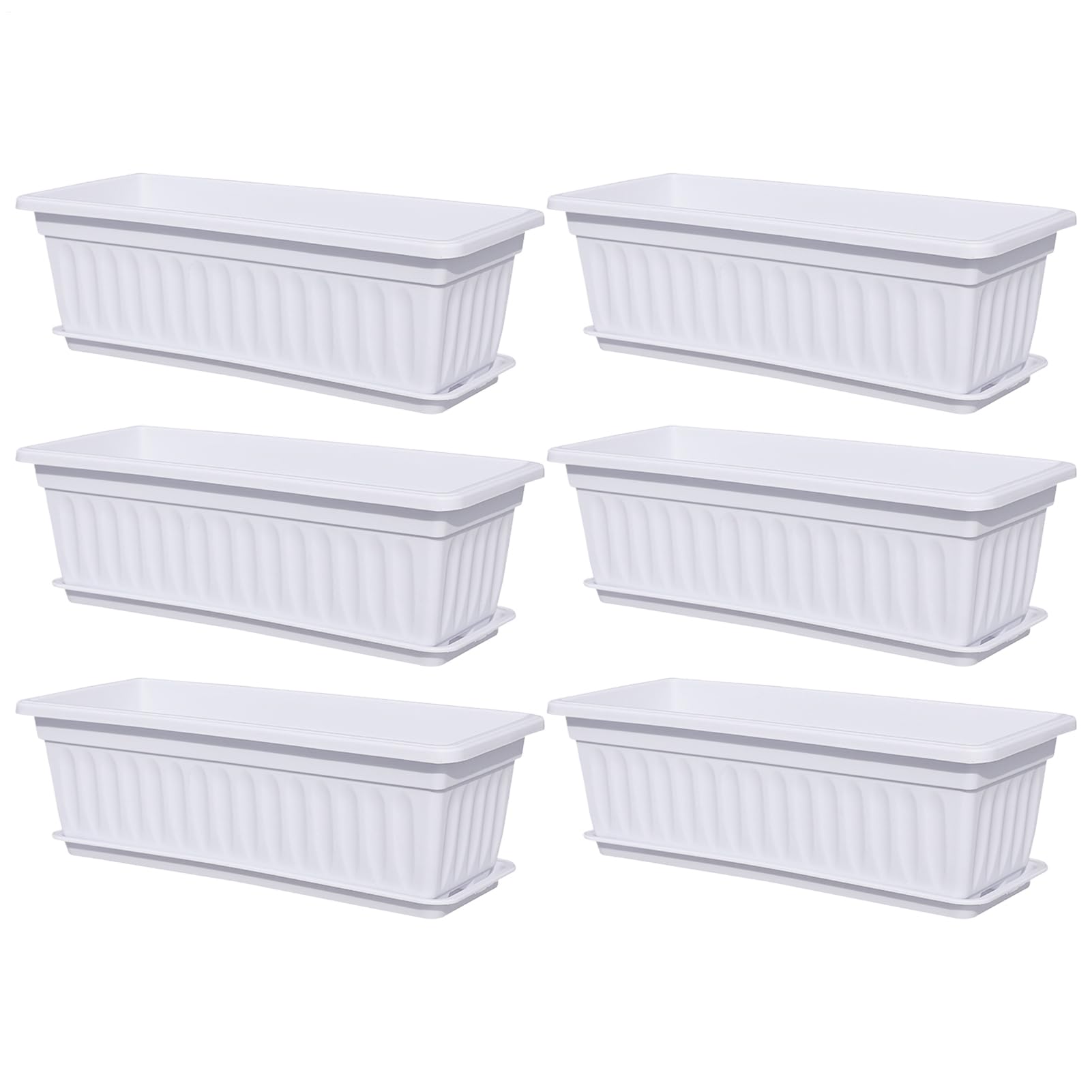 Fioriera da Finestra Contenitore Resistente ai Raggi UV con Fori di | Fioriere da Finestra per Esterni Per Giardinaggio Balcone Cucina Esterno Giardino Piante E Fiori