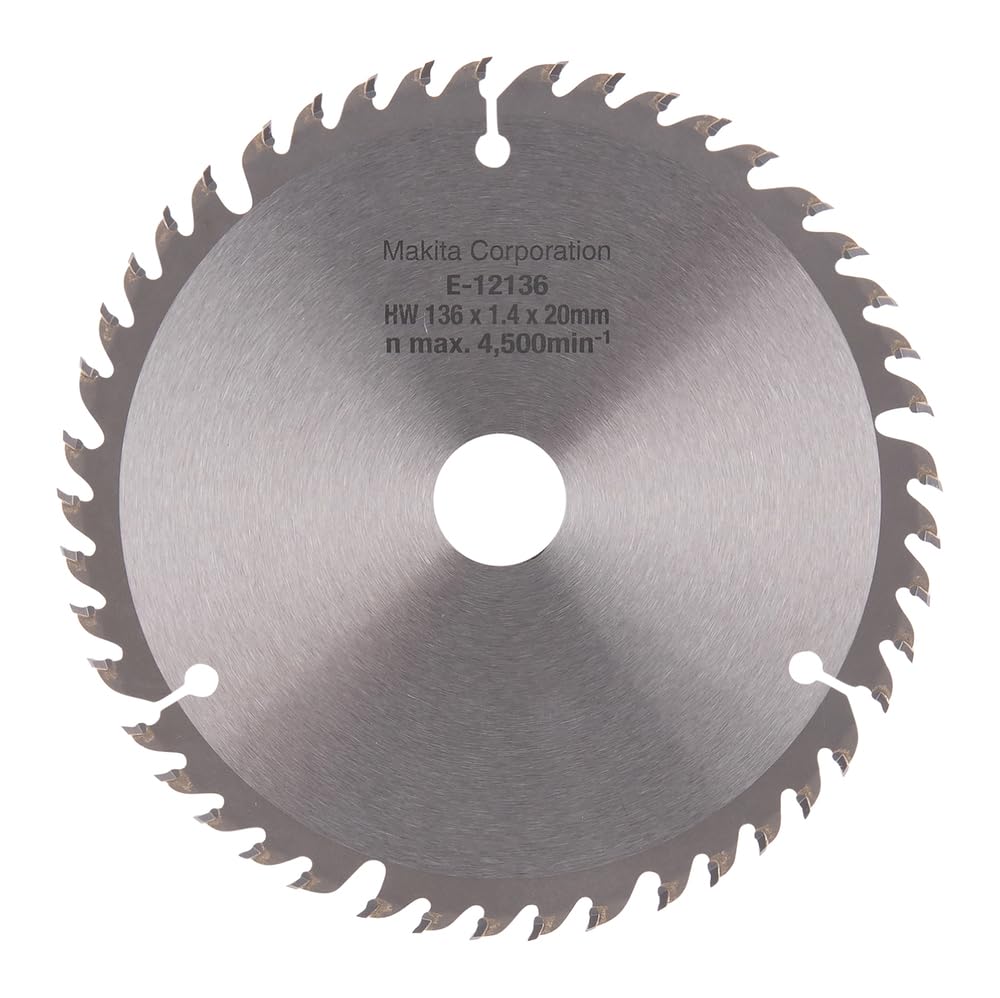 Makita E-12136 Hoja Sierra Circular Efficut 136x20x1,4 45 mm 45 Dientes Madera