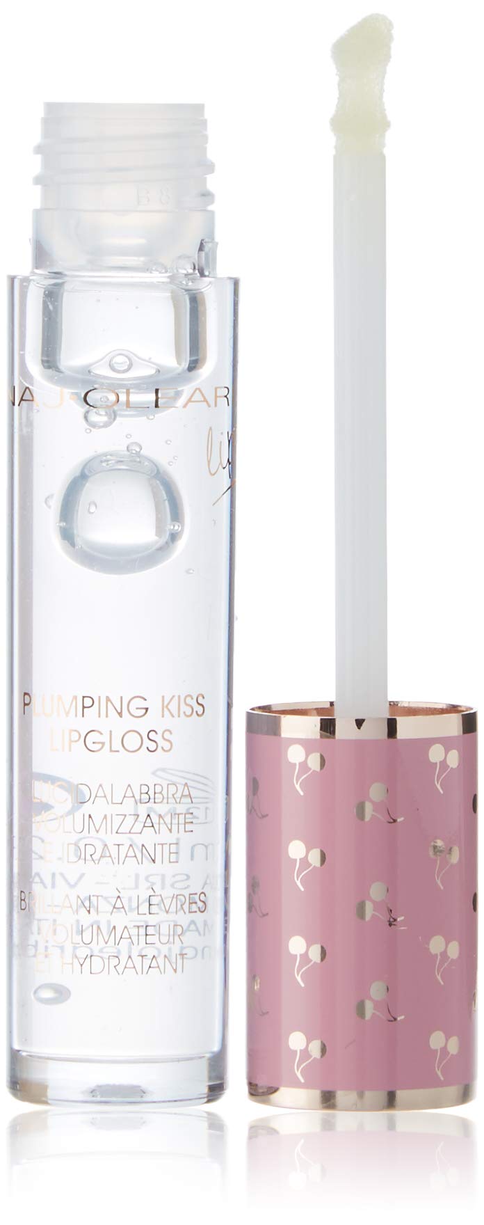 NAJ-OLEARI Plumping Kiss Lipgloss Lipstick Make-up Face Woman 01 Crystal