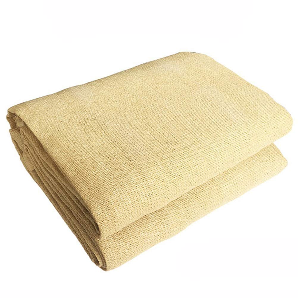 Shade Cloth Shade Netting,75% Shading Rate Beige Encryption Thicken Used for Outdoor Balcony Gardening Sun Room, 1.8mx1.8m (A 1.8mx1.8m)