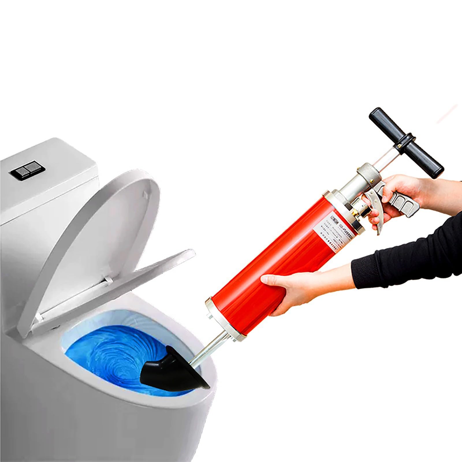 ROMOZ Desatascador inodoros,Toilet Plunger,desatascador inodoros para desatascar bañeras, lavabos,inodoros, desagües Suelo y Atascos tuberías