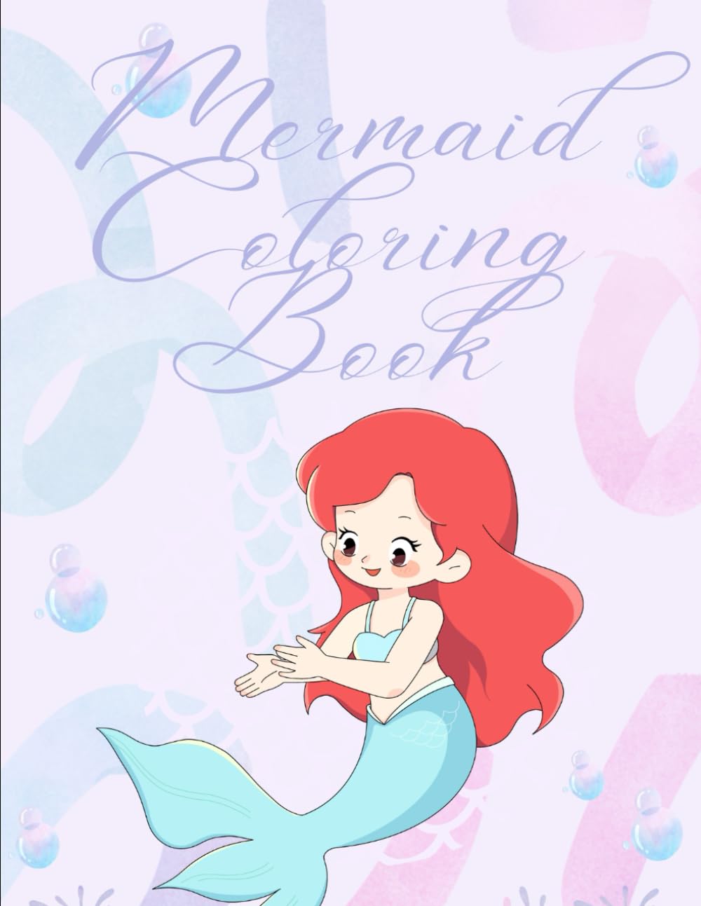 Magical Mermaid Coloring Book for Kids: Cute and Fun Mermaid Coloring Pages with Ocean Friends for Kids Ages 3–8