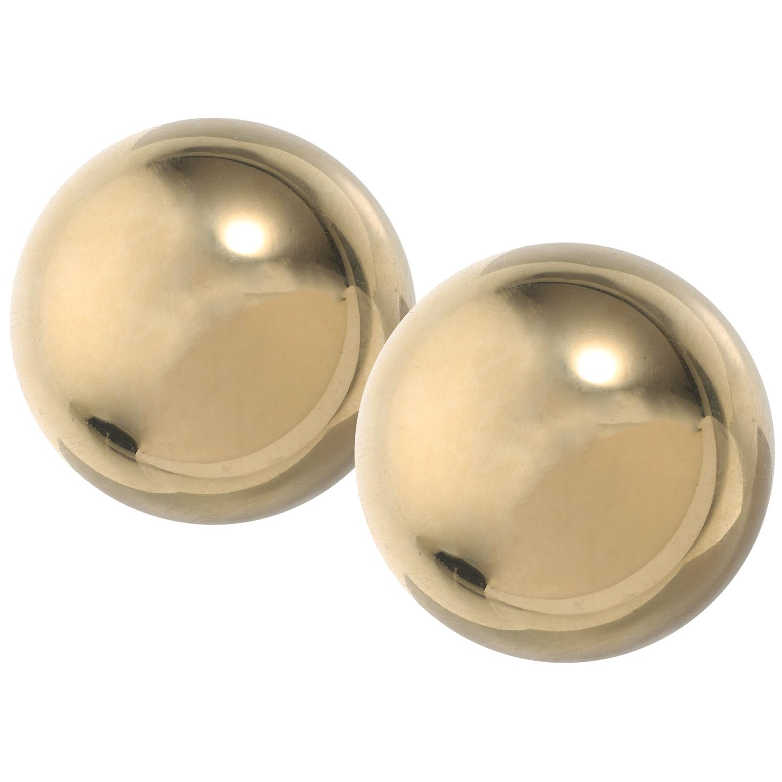 MAGICLULU Palle Cinesi per Esercizi Manuali in Ottone Specchiato 40mm, Set da 2 Sfere Decorative per Salute e Benessere, Accessorio per Allenamento Mano e Arredamento Casa Adulto