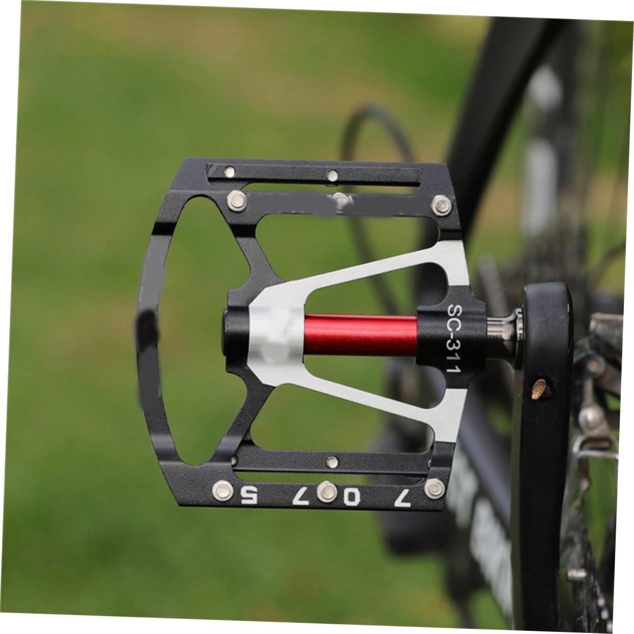 POPETPOP Pedali Platform in per Mountain Bike e Bici Pedali con Cuscinetti Sostituzione Facile Design per Prestazioni Affidabili e Comfort Guida