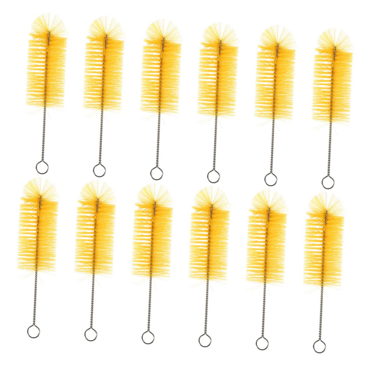 Beavorty 12pcs Straw Brush Cleaning Brush Bottle Cleaner Cleaners Tube Cleaner Brush Multi-Function Cleaner Bottle Brush Handle Bottle Brush Child Household Bottle Washer Nylon