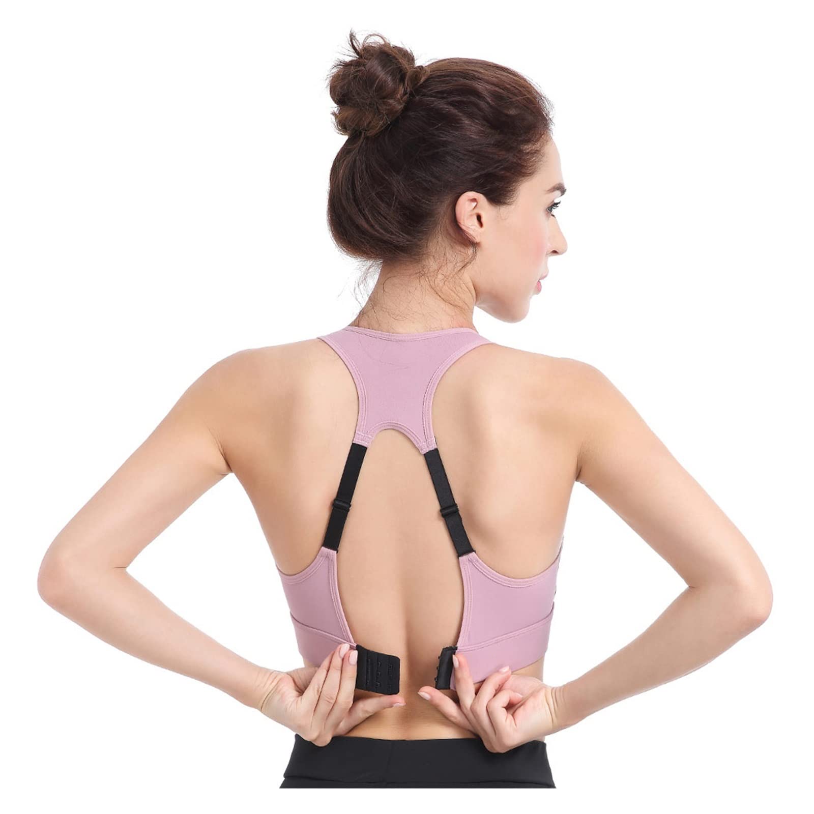 Reggiseno Sportivo Reggiseno Anti -cadente Reggiseno Sportivo Imbottito Yoga Top Poliestere in Poliestere Push up Ginn ginnash Reggiseno Fitness Sportivo