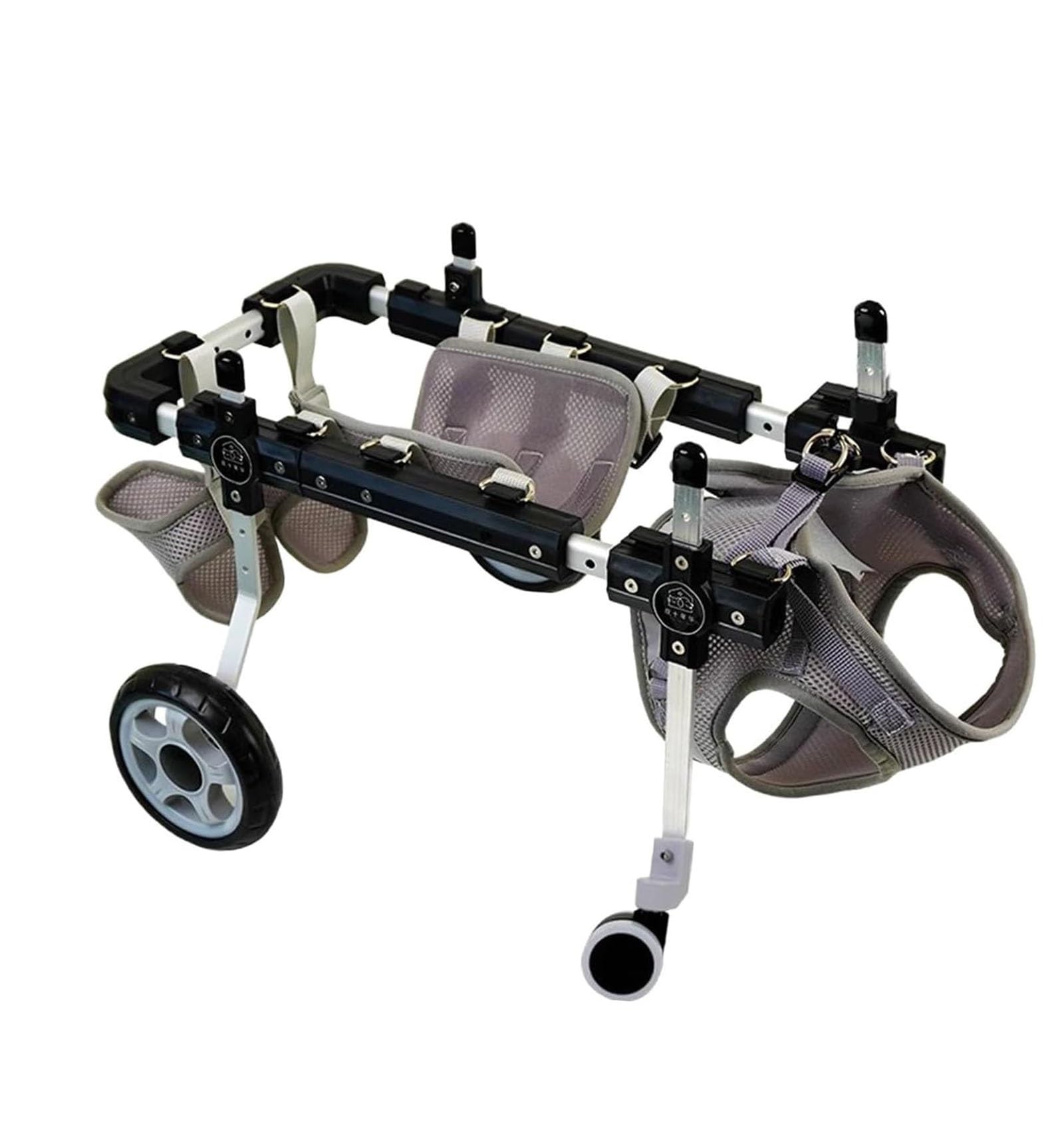 Amazon.co.jp: 4輪ペット用車椅子、猫用車椅子、調整可能な犬用
