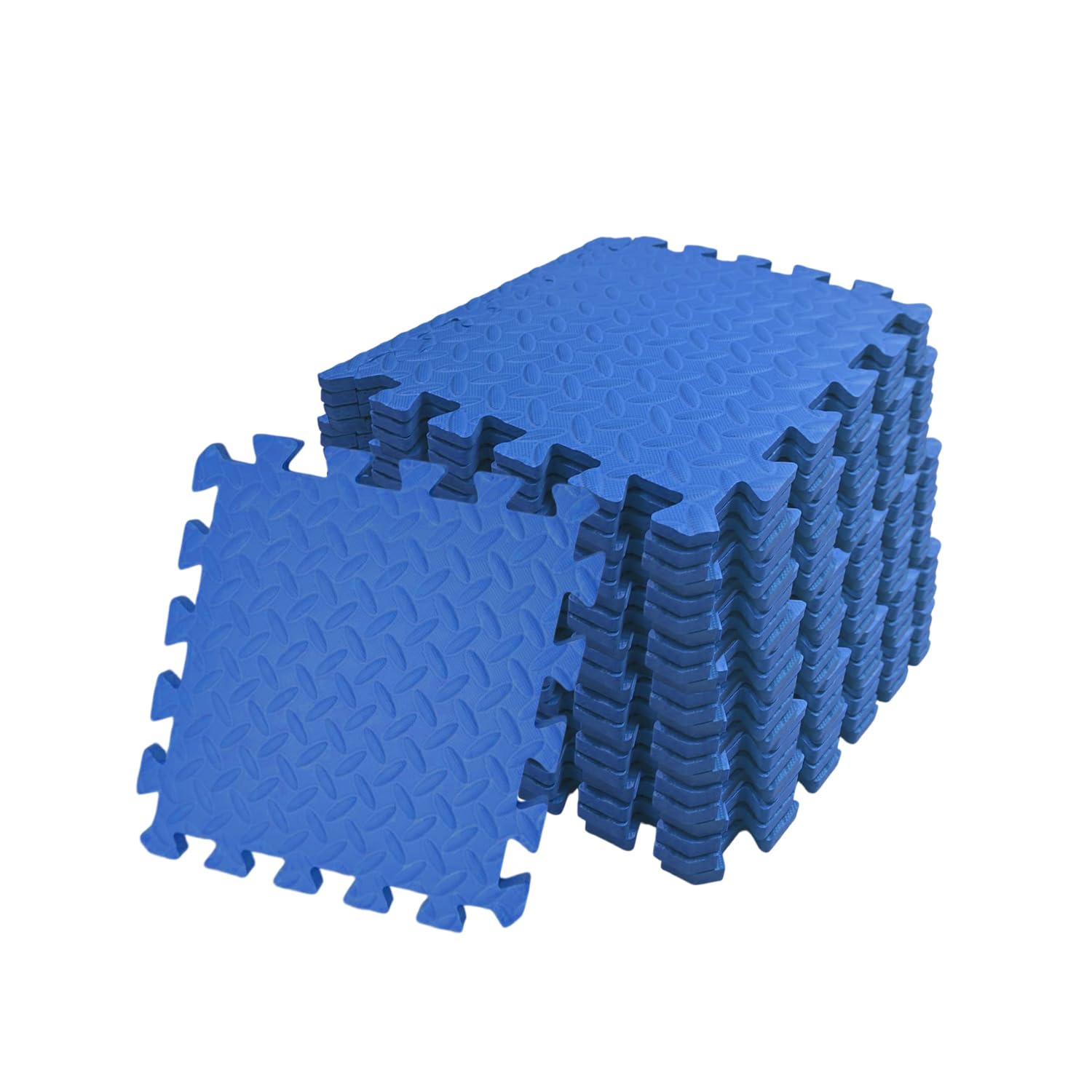 Pack of 80 30x30cm Dark Blue Coloured 1cm Thick EVA Mats