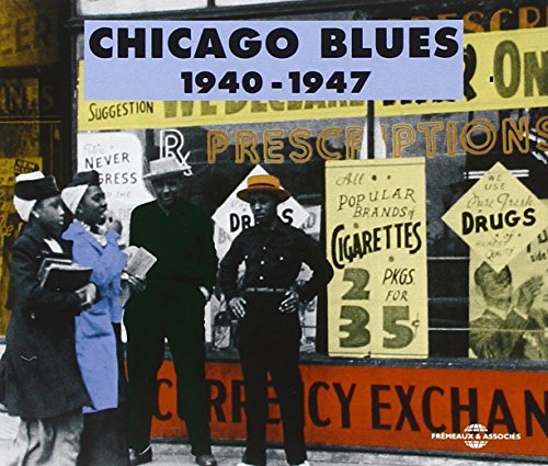 Chicago Blues album musique noire américaine guitare harmonica retro