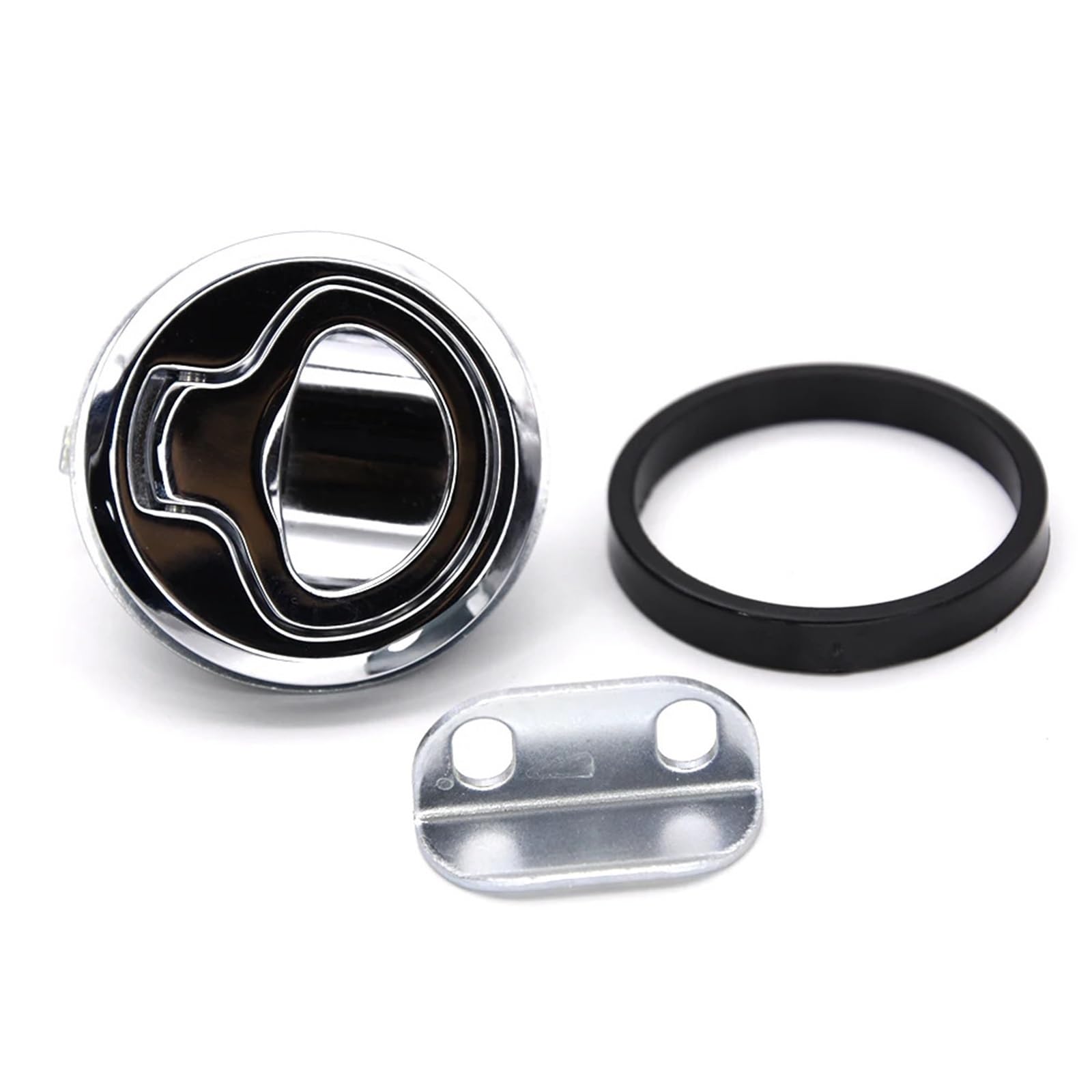 Boat Ship RV Flush Pull Locker Hatch Latch Lift Handle Boat Marine Latch Flush Pull Latches Cabinet 2/4Pcs(2PCS)