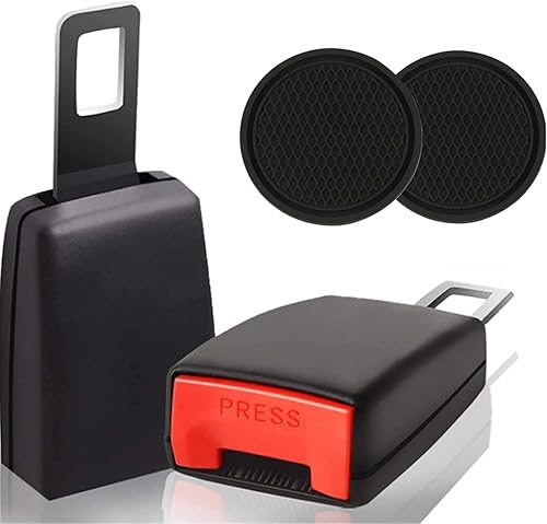 Car Cup Holder Coaster, 2 Pack Universal Anti-Slip Shockproof Car Coasters, 2.75 inch PVC Cup Holder Insert Coaster, Car Interior Accessories for