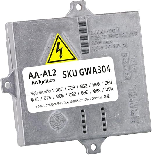 HID Xenon Ballast - Control Unit Module - Replaces 307 329 053, 307 329 074, 307329072 - Compatible with BMW, Mercedes-Benz & Audi Vehicles - Range Rover, 325i, 330i, X3, E46, E63, E83, C230, C350