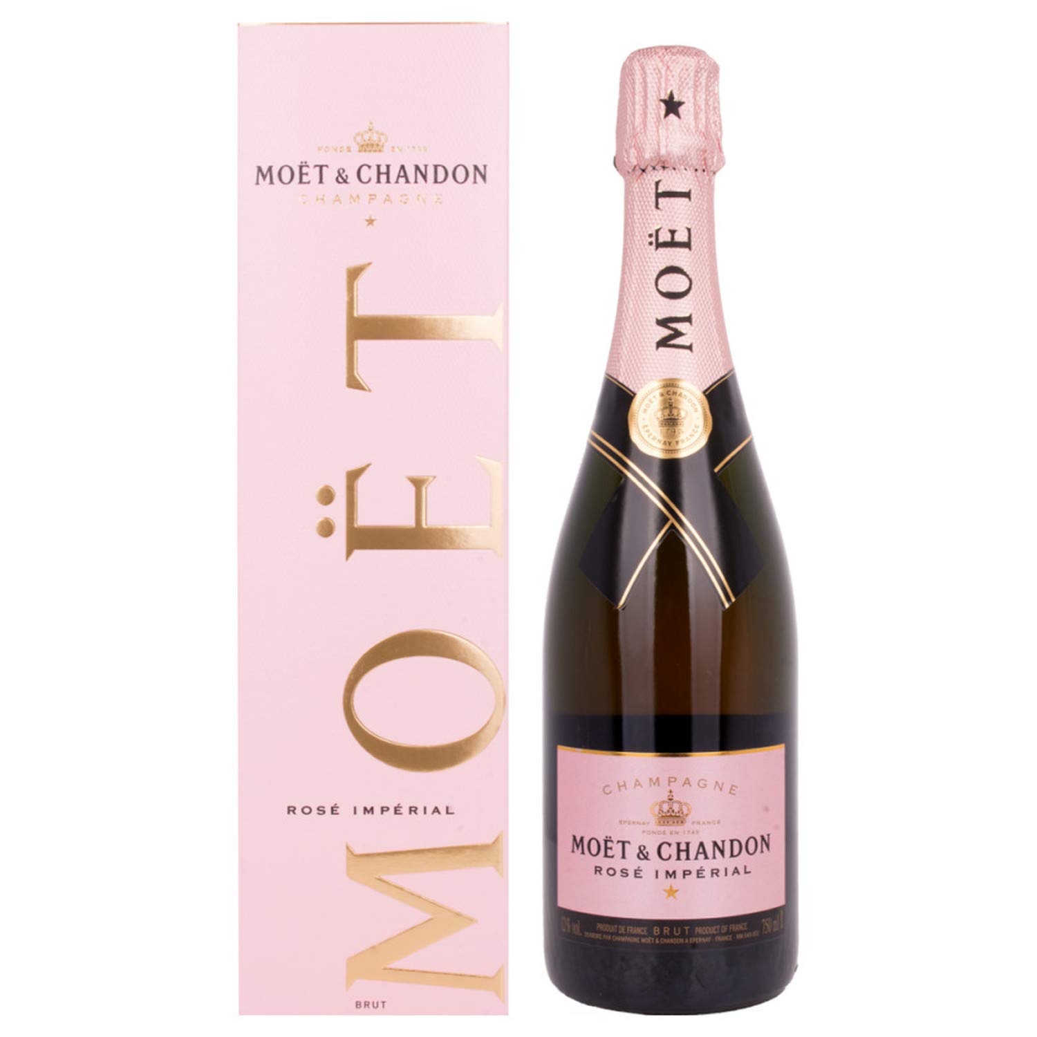 Moët & Chandon Champagne ROSÉ IMPÉRIAL Brut + GB 12,00% 0.75 l.