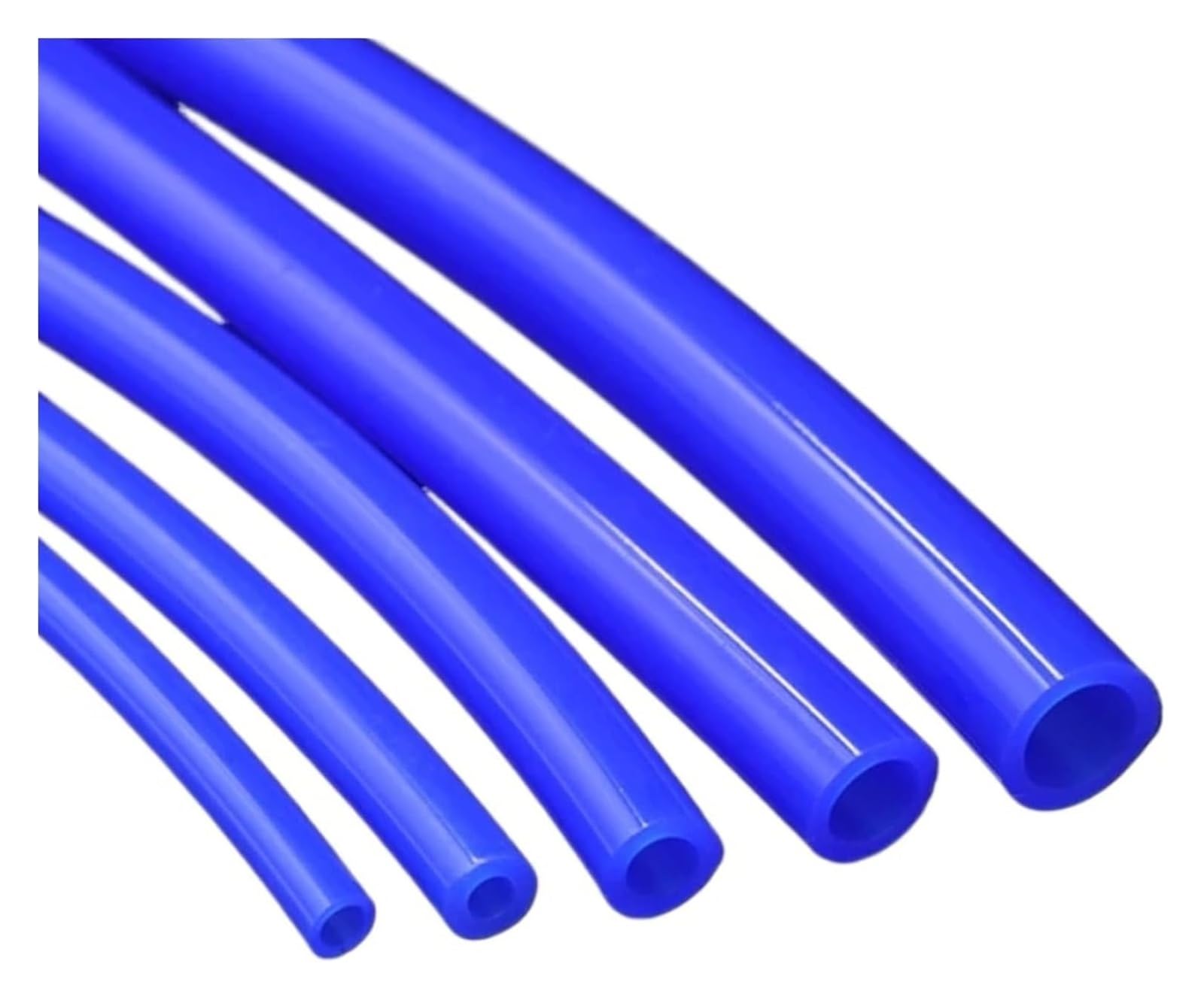 Rubber Hose, Blue Silicone Hose 2M Length ID 1-8mm Heat Auto Car Vacuum(2M-ID 5MM X OD 8MM)