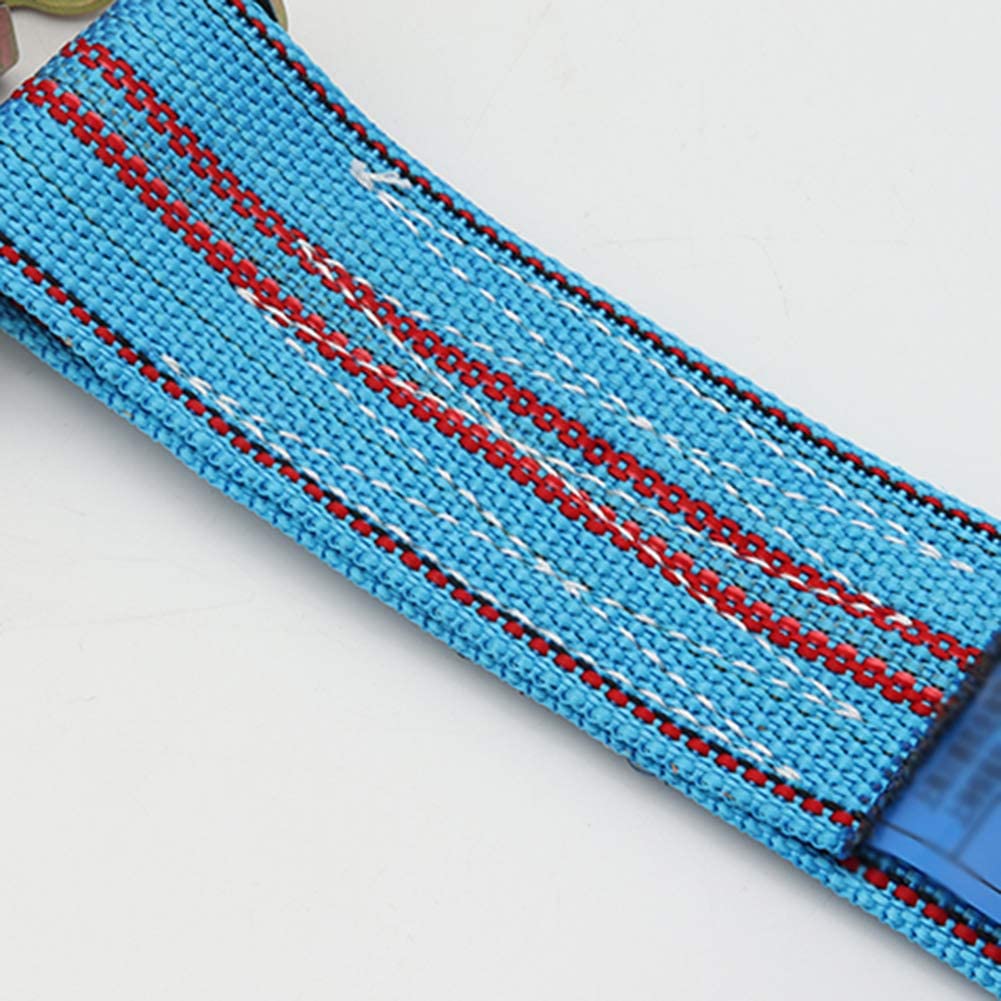 Tensor de la correa de la cuerda de unión 38 mm Azul Sin gancho Car Cargo Equipaje La longitud de la cuerda de amarre es de 2-20 M (Tamaño: 38 mm * 3 M) Correas de amarre Trinquete Asegurando las co